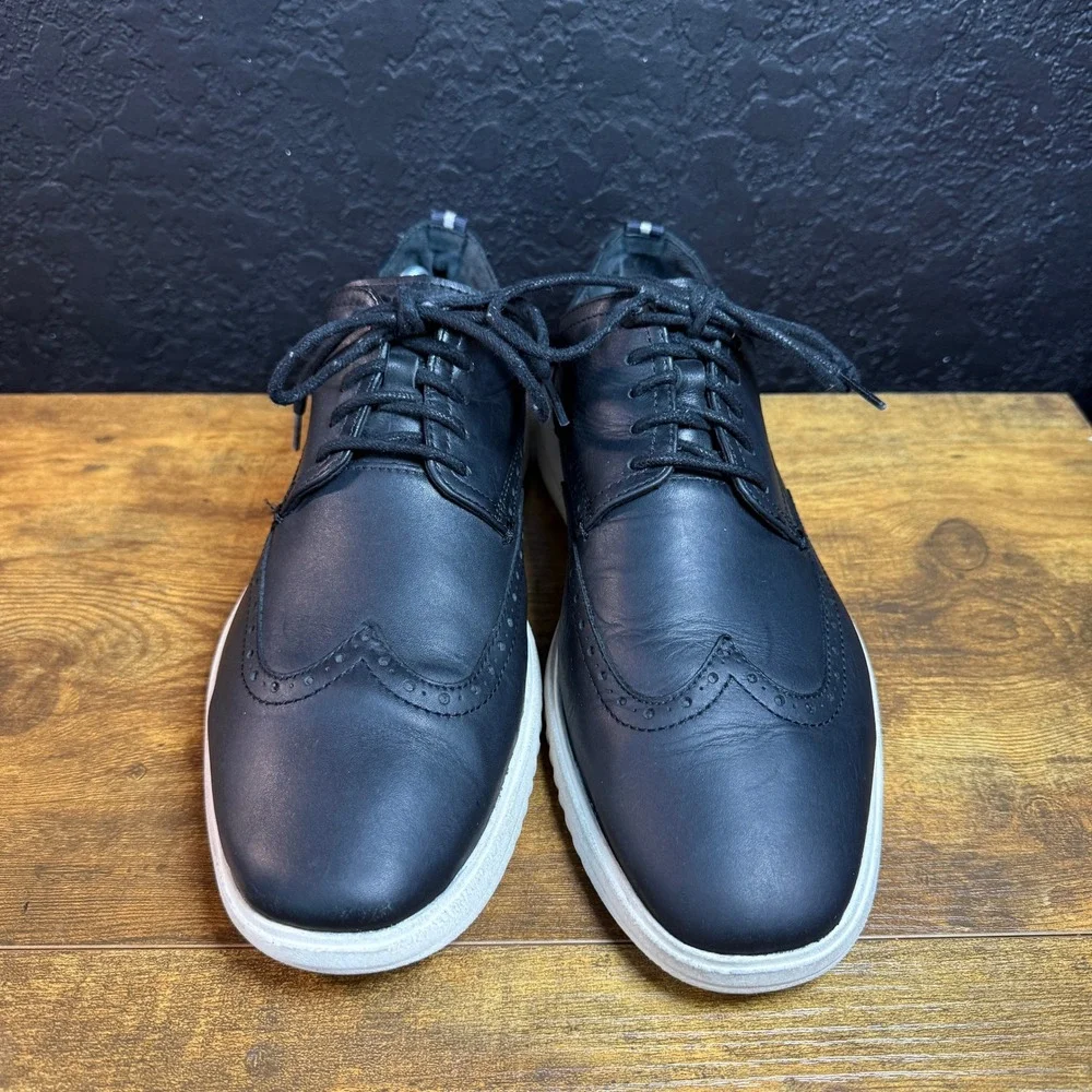 Cole Haan Grand Crosscourt C38712 Black Leather Wingtip Oxford Mens 11M